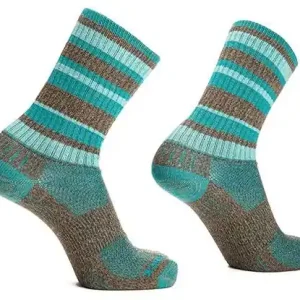 Wrightsock Adventure Crew - Brown/Teal - L Nu Kopen