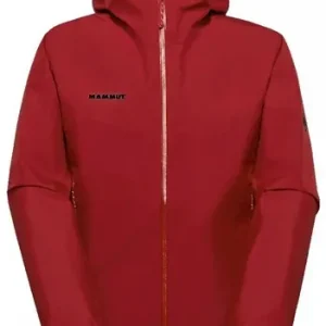 Aanbieding Mammut Crater Light HS Hooded Jacket M - Dark Mammut Red - XL