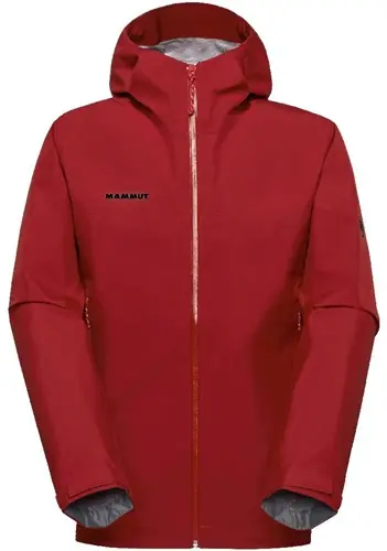 Aanbieding Mammut Crater Light HS Hooded Jacket M - Dark Mammut Red - XL