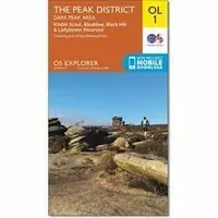 ORDNANCE SURVEY WANDELKAART PEAK DISTRICT DARK PEAK AREA 1 25.000 (9780319263655) Voordeelprijs