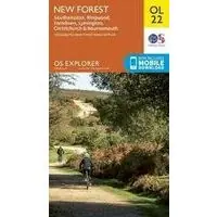Beperkt Aanbod ORDNANCE SURVEY WANDELKAART OL22 EXPLORER NEW FOREST (9780319263921) NATIONAAL PARK NEW FOREST