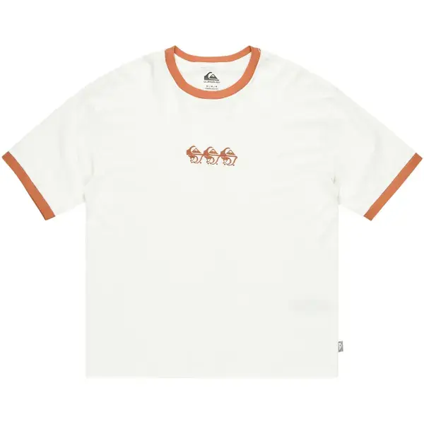 Actieprijs T-shirtQUIKSILVERTICKET BEACH RI SNOW WHITE/SOLID