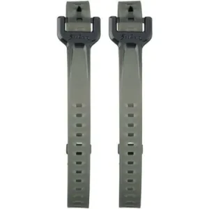 SALSA EXP SERIES RUBBER STRAPS 2ST. GREY 22INCH Beperkte Voorraad
