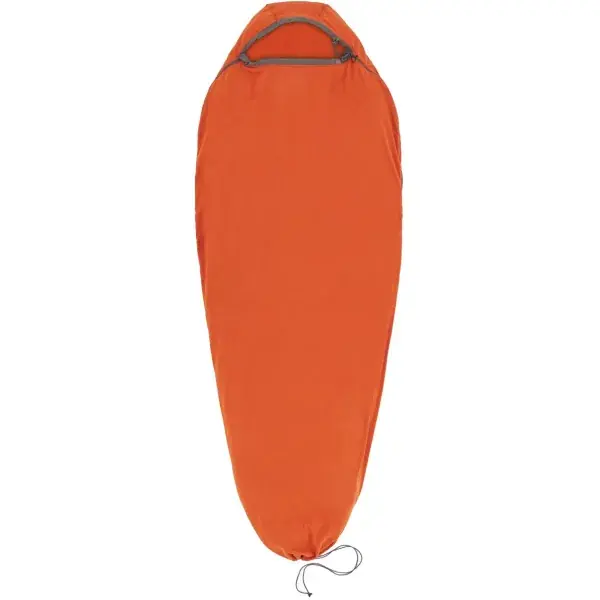 Koop Online Lakenzak slaapzakSEA TO SUMMITREACTOR FLEECE SLEEPING BAG LINER MUMMY W/ DRAWCORD COMPACT RED