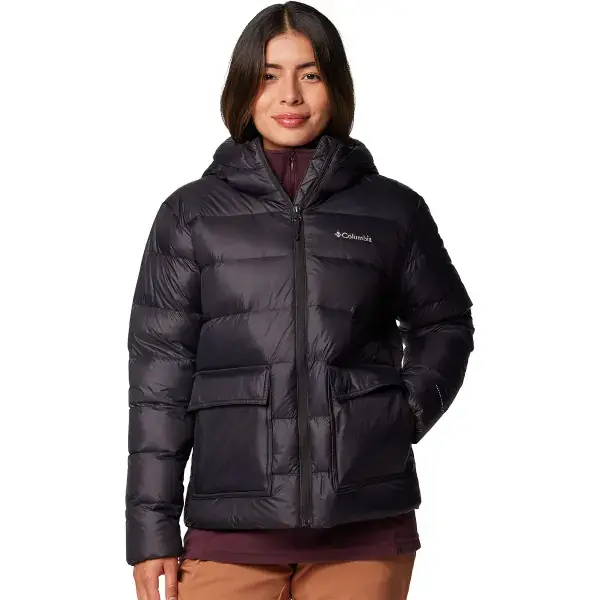 DonsjackCOLUMBIAHARMONY FALLS HOODED DOWN JACKET BLACK Goedkoop