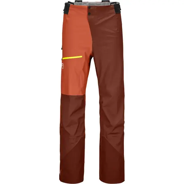 Gereduceerde Prijs Toerski skibroekORTOVOX3L ORTLER PANTS M CLAY ORANGE