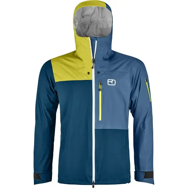 Actieprijs Toerski skijasORTOVOX3L ORTLER JACKET M PETROL BLUE