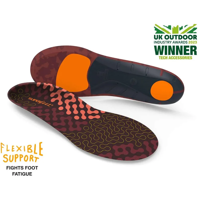 Superfeet Active Cushion Low Arch Tandoori Spice Laatste Kans
