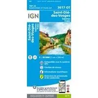 IGN WANDELKAART 3617OT ST DIE-DES-VOSGES/SENORES/ 1/25 (9782758550334) Superprijs