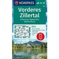 Merkproduct KOMPASS WK28 VORDERES ZILLERTAL (9783991542421)