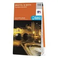 Speciale Aanbieding ORDNANCE SURVEY WANDELKAART OS EXPLORER 155 BRISTOL BATH (9780319243480)