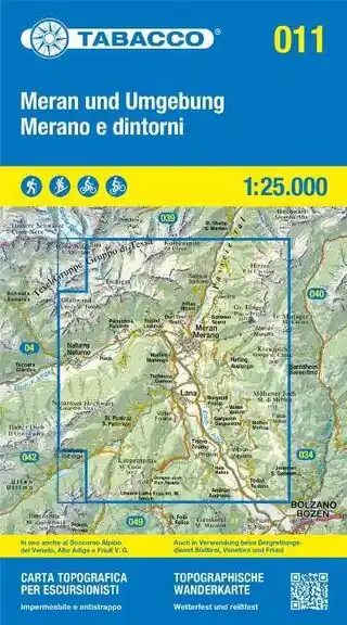 TABACCO MERANO 011 DINTORNI (9788883151835) Gratis Retour