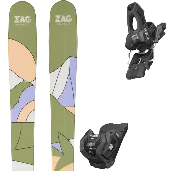 Ski packZAGSLAP 98 + Fix Hoge Kwaliteit