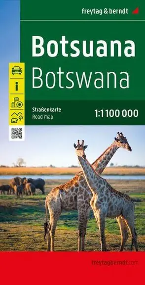 Finale Uitverkoop FREYTAG & BERNDT WEGENKAART BOTSWANA (9783707921977)