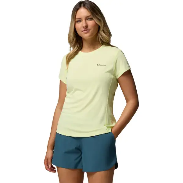 WandelshirtCOLUMBIAZERO RULES LIGHT SS CREW W CITRON HAZE Aanbieding