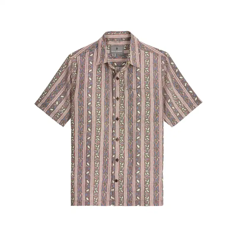 Fabrieksprijs Royal Robbins Camino Pucker S/S Mahogany Botanist Pt