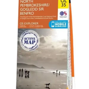 Betrouwbaar ORDNANCE SURVEY WANDELKAART NORTH PEMBROKESHIRE GOGLEDD (9780319475744)