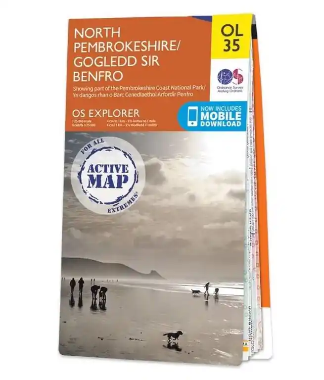 Betrouwbaar ORDNANCE SURVEY WANDELKAART NORTH PEMBROKESHIRE GOGLEDD (9780319475744)
