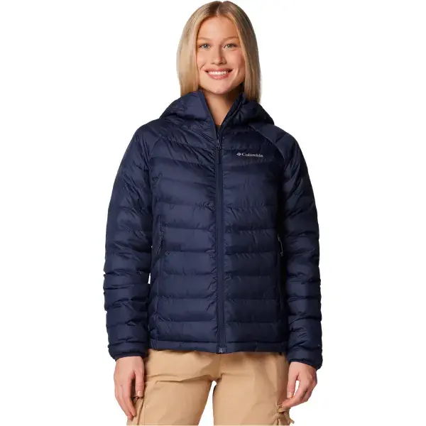 Alleen Vandaag Wandel donsjackCOLUMBIAPOWDER LITE II HOODED JACKET W COLLEGIATE NAVY