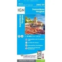 IGN WANDELKAART 2842OT SOMMIERES VERGEZE (9782758543183) Gecertificeerd