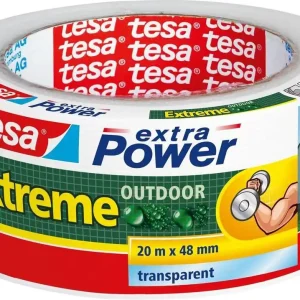 TESA TESA EXTRA POWER EXTREME OUTDOOR 20M X 48MM TRANSPARANT Gecertificeerd