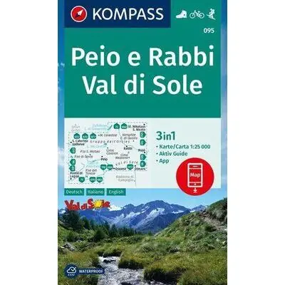 KOMPASS WK095 PEIO E RABBI VAL DI SOLE (9783991540113) Bestel Nu