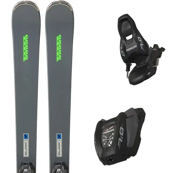 Actieprijs Ski packK2DISRUPTION JR + FDT 7.0 L UNICOLOR