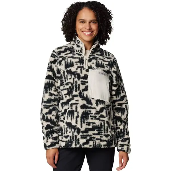 Beste Prijs FleeceCOLUMBIAWEST BEND 1/4 ZIP II DARK STONE HIGHLAND TONAL