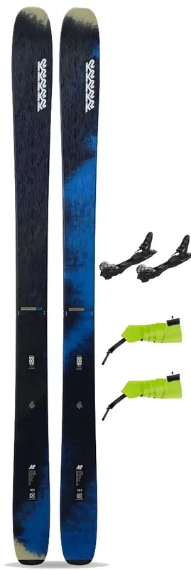 Demo - K2 Mindbender 106C, 183cm + Marker F12 Tour kleine binding + skins Hoge Kwaliteit