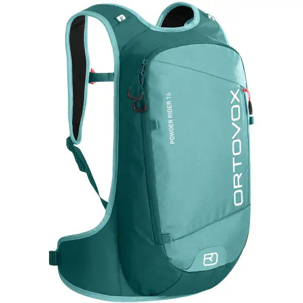 Voordeelprijs Ski rugzakORTOVOXPOWDER RIDER 16 PACIIFC GREEN