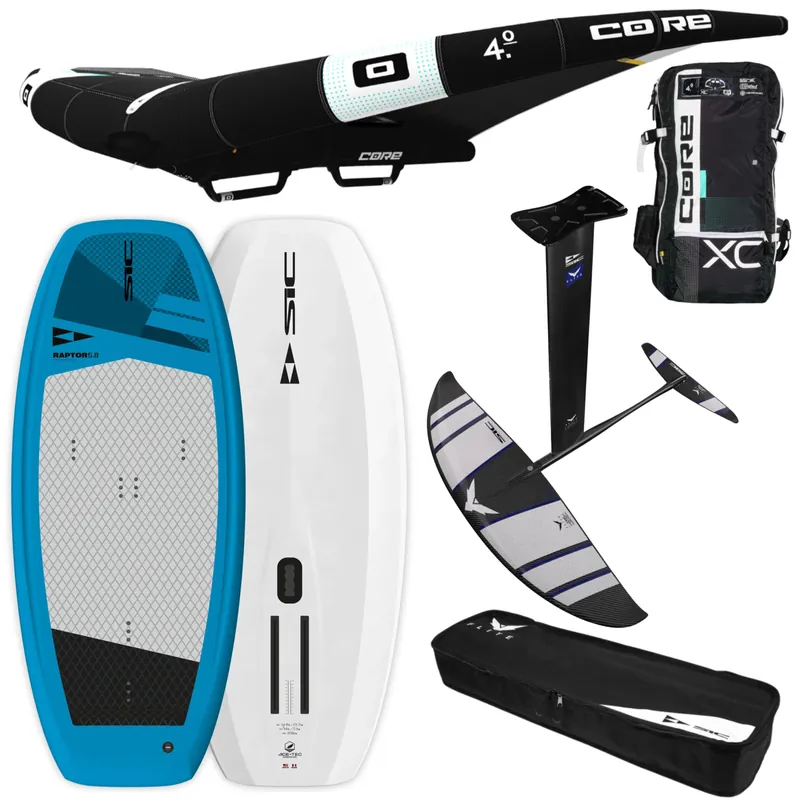 SIC Raptor 110L + SIC foil + Core wing - Komplet pakke Premium