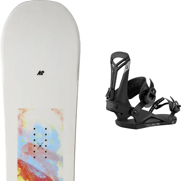Snowboard setK2DREAMSICLE + Fix Shop Nu