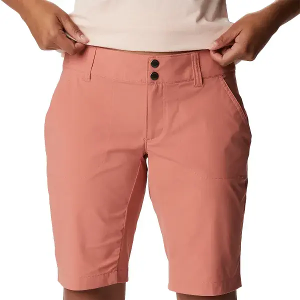 WandelshortCOLUMBIASATURDAY TRAIL™ LONG SHORT DARK CORAL Beperkt Aanbod
