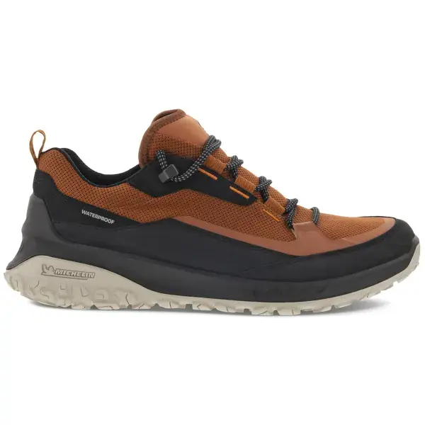 Tijdelijk Beschikbaar Lage wandelschoenenECCOULT-TRN M LOW WP BLACK/COGNAC