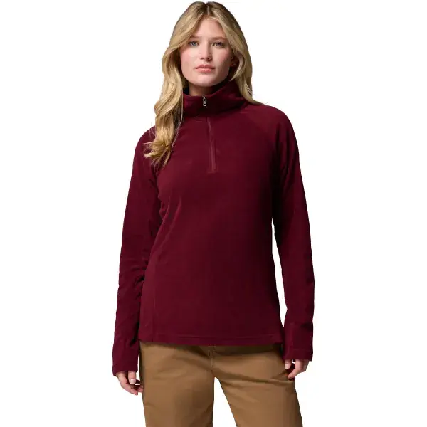 Beperkt Aanbod Fleece truiCOLUMBIAGLACIAL IV 1/2 ZIP RICH WINE