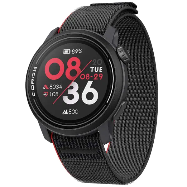 GPS cardio horlogeCOROSPACE 3 NYLON BLACK Betrouwbaar