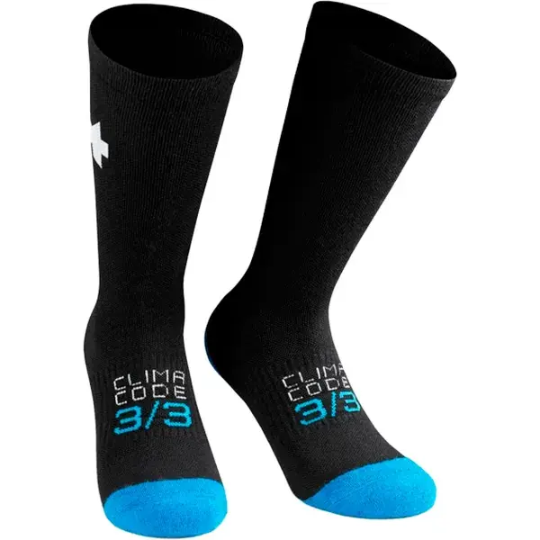 Koop Vandaag FietssokkenASSOSULTRAZ WINTER SOCKS P1 BLACK SERIES