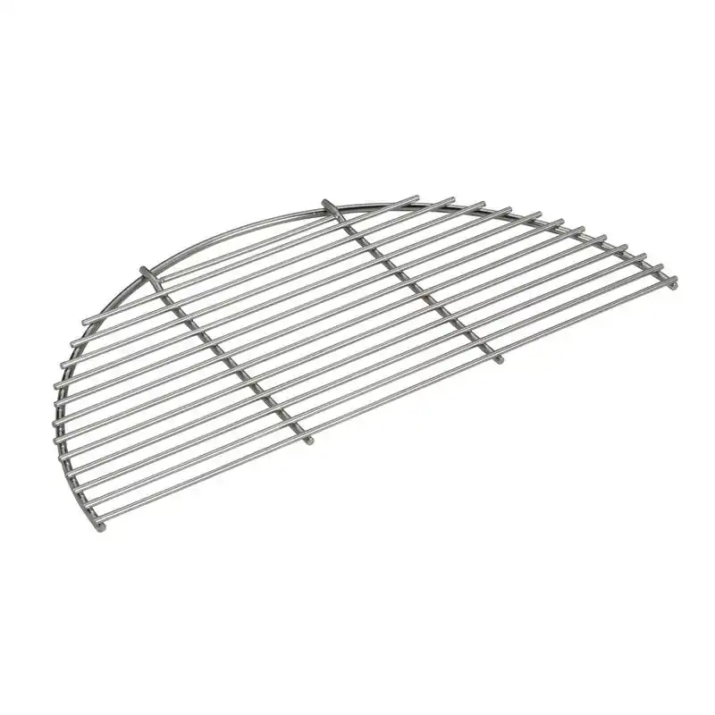 Premium Big Green Egg Stainless Steel Half Grid XL