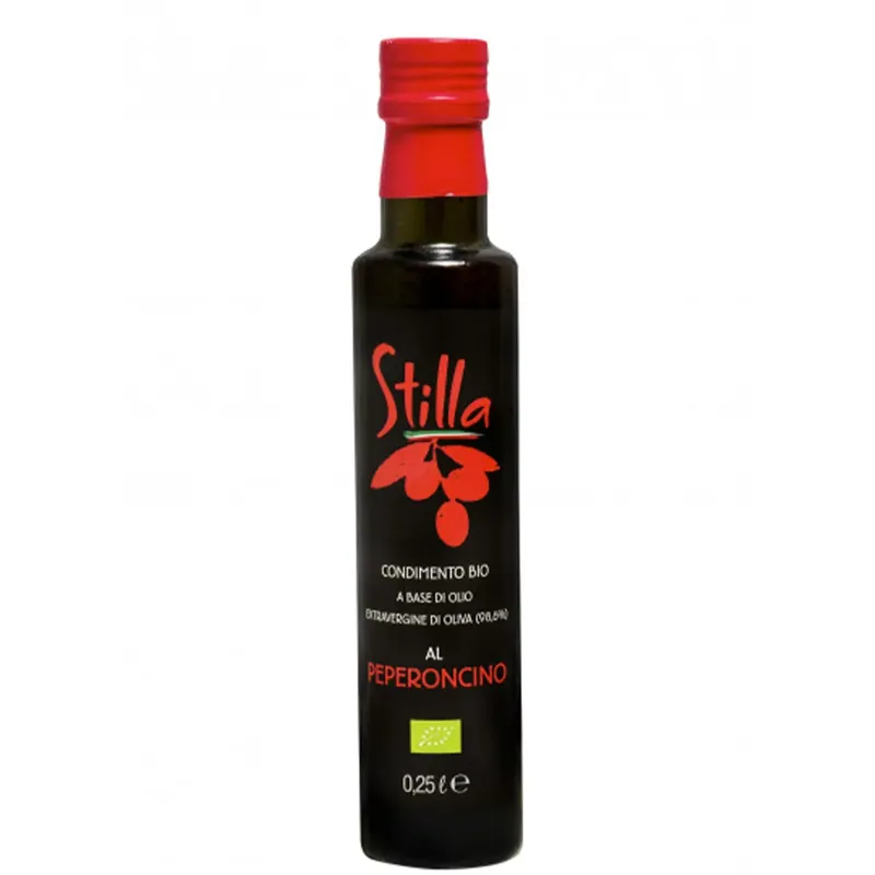 Express Levering Stilla Olijfolie Extra Virgine Peperoncino 0,25 Liter
