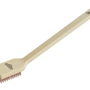 Napoleon Essential Messing Grillborstel Met Houten Handvat Flitsaanbieding