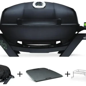 Korting Napoleon Elektrische Barbecue Travelq Pro285 Incl Grillplaat/Warmhoudrooster En Hoes