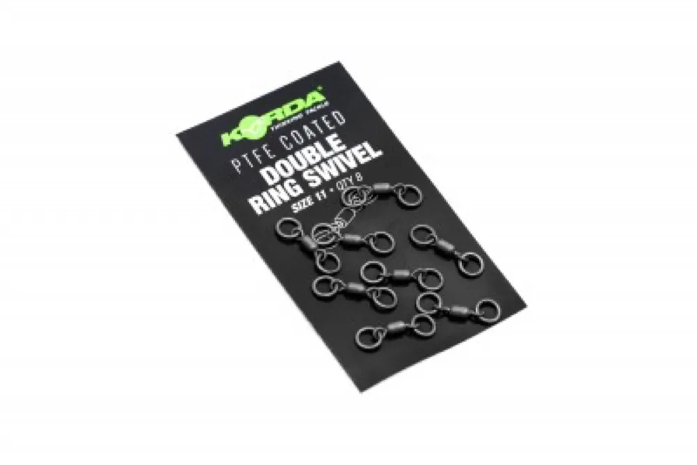 Aanbieding Korda Ptfe Double Ring Swivel Size 11 (8Pcs)