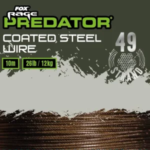 Fox Rage Predator Caoted Steel Wire 40Lb Flitsaanbieding